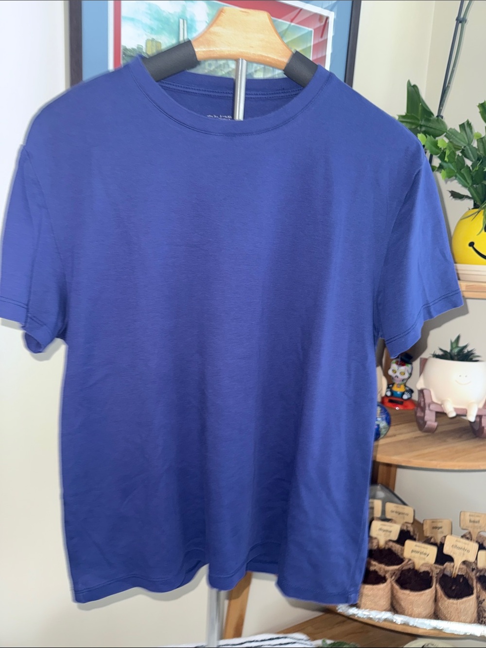 Athleta Ultraluxe Tee in Deep Blue